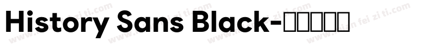 History Sans Black字体转换